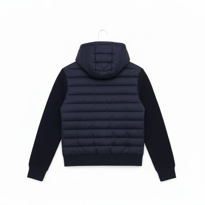 Navy Hybrid Jacket - Navy - Fabric Detail