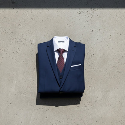 Navy Three Piece Suit - Navy - Lifestyle Inspiration