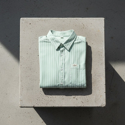 Organic Cotton Shirt - Mint Green - Lifestyle Inspiration