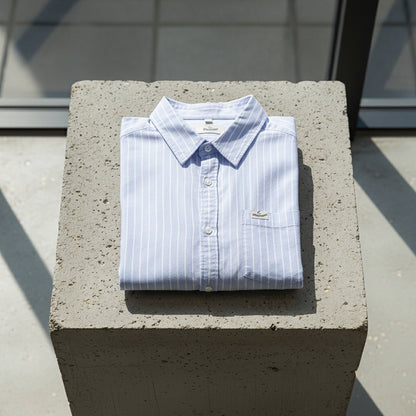 Organic Cotton Shirt - Sky Blue - Lifestyle Inspiration