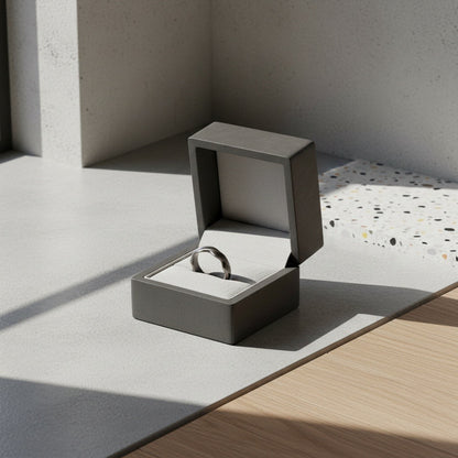 Organic Shaped Ring - Gunmetal - Lifestyle Inspiration