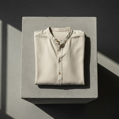 Oversized Linen Shirt - Desert Sand - Lifestyle Inspiration