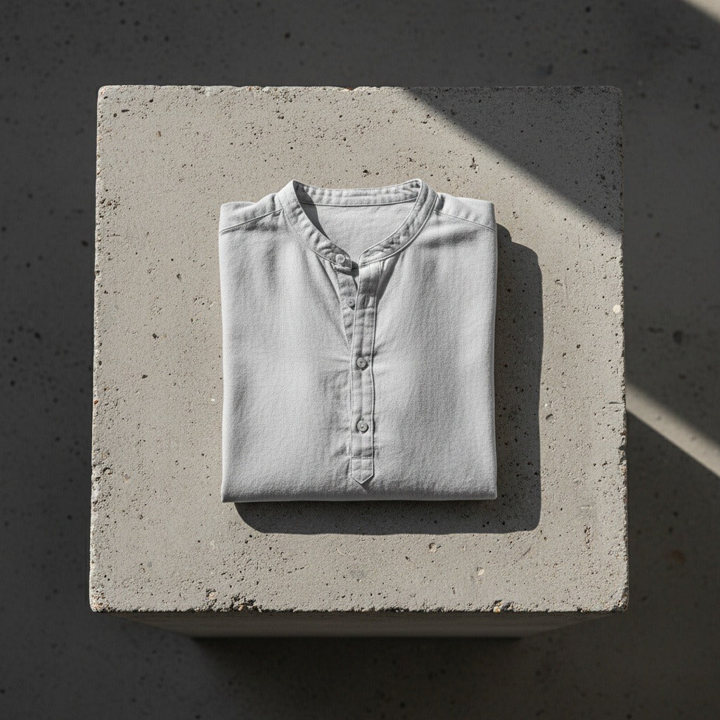 Oversized Linen Shirt - Stone Gray - Lifestyle Inspiration