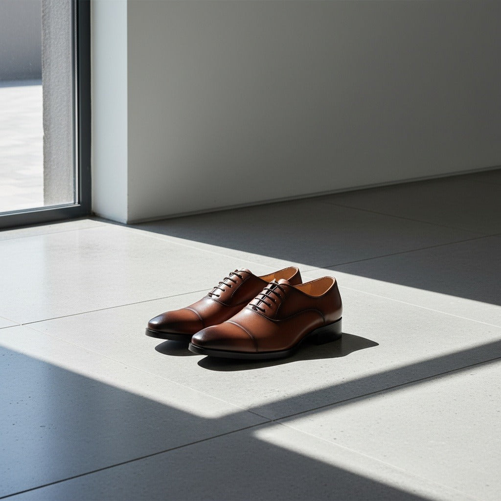 Oxford Shoes Men - Chestnut - Lifestyle Inspiration