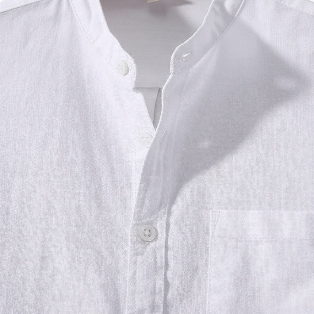 Pack of Cotton Shirts - Charcoal - Texture Close Up