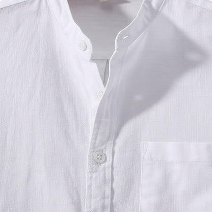 Pack of Cotton Shirts - Charcoal - Texture Close Up