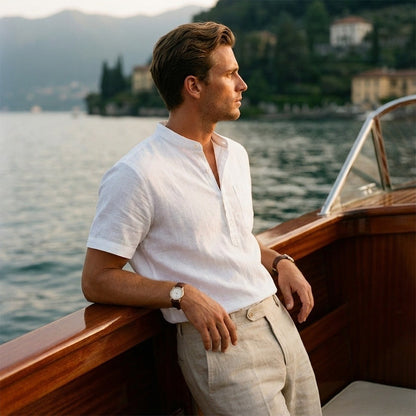Pack of Cotton Shirts - Optic White - Angled Shot
