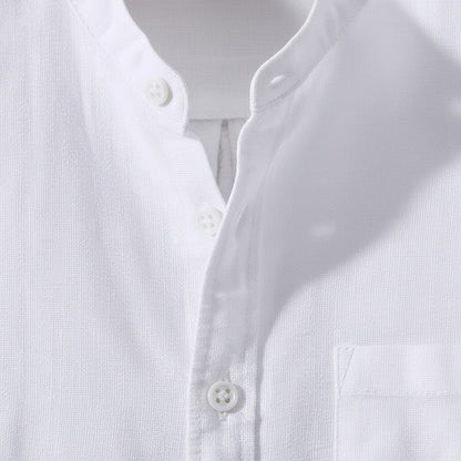 Pack of Cotton Shirts - Snow White - Texture Close Up