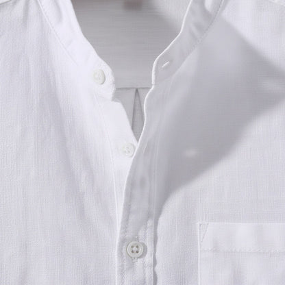 Pack of Cotton Shirts - Parchment - Texture Close Up