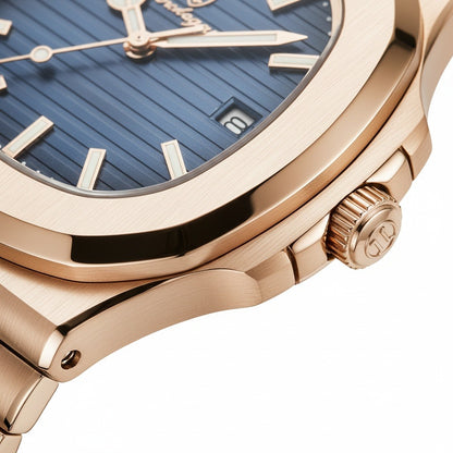 Pink Gold Watch - Copper Tone - Texture Close Up