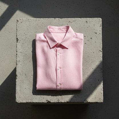 Pink Linen Shirt - Pink - Lifestyle Inspiration