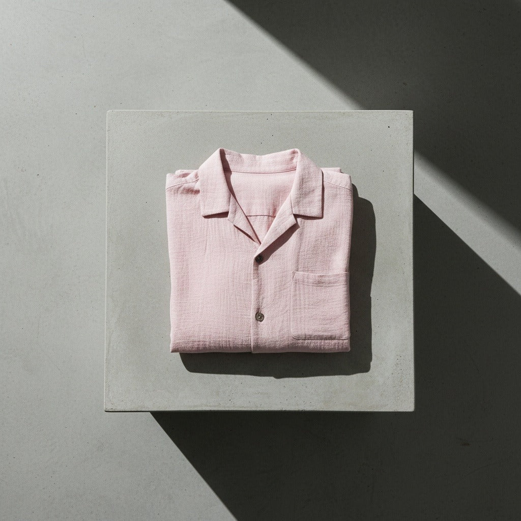Pink Linen Shirt and Short Set - Pink - Lifestyle Inspiration