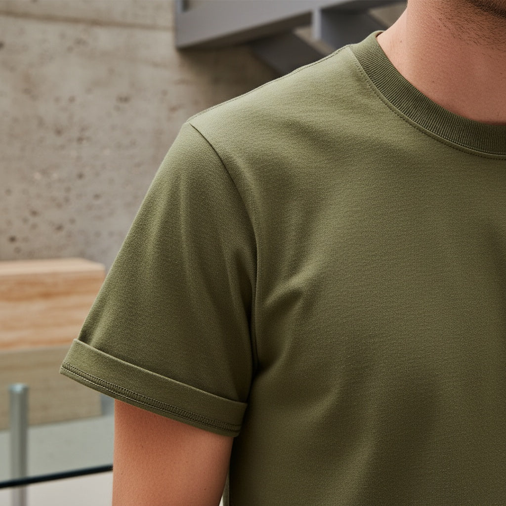 Short Sleeve Crew Neck T Shirt