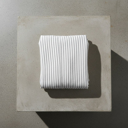 Striped Linen Trousers Men - Pinstripe Ash - Lifestyle Inspiration