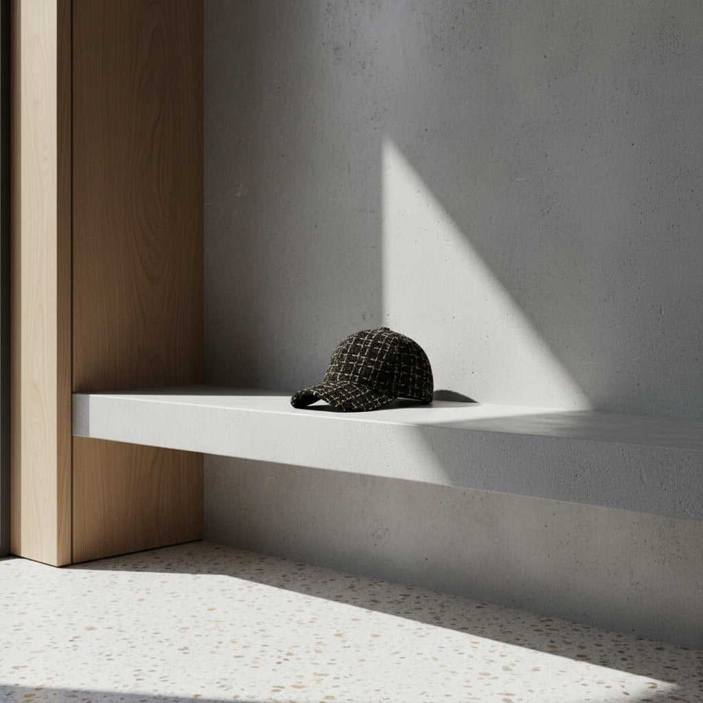 Textured Baseball Cap - Blackwatch Tweed - Lifestyle Inspiration