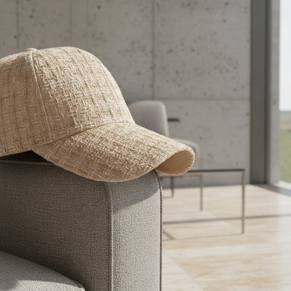 Textured Baseball Cap - Desert Tweed - Back View