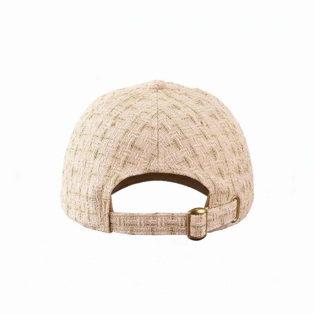 Textured Baseball Cap - Desert Tweed - Fabric Detail