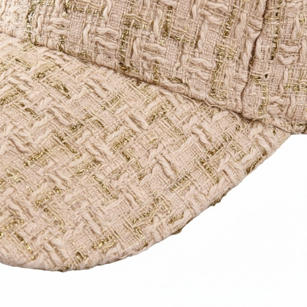 Textured Baseball Cap - Desert Tweed - Texture Close Up