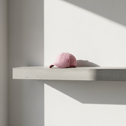 Textured Baseball Cap - Rose Tweed - Lifestyle Inspiration