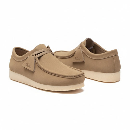 Wallabee Loafers - Khaki - Front View