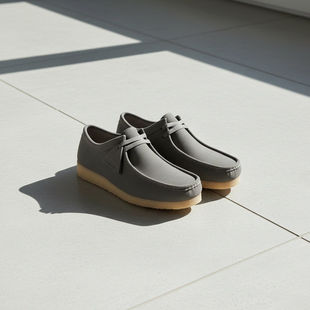 Wallabee Loafers - Slate Gray - Lifestyle Inspiration