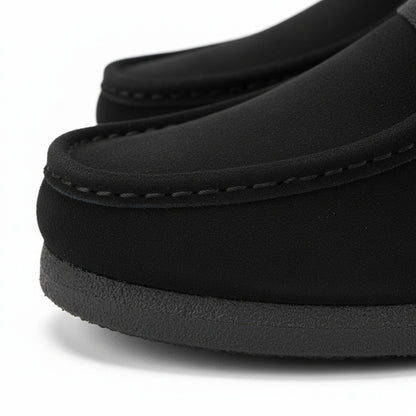 Wallabee Loafers - Onyx - Texture Close Up