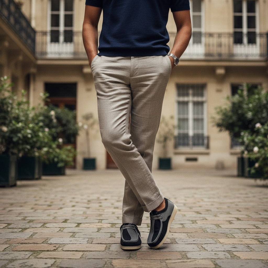 Wallabee Loafers - Shadow Stone - Angled Shot
