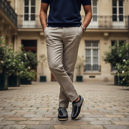Wallabee Loafers - Shadow Stone - Angled Shot