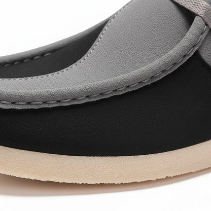 Wallabee Loafers - Shadow Stone - Texture Close Up