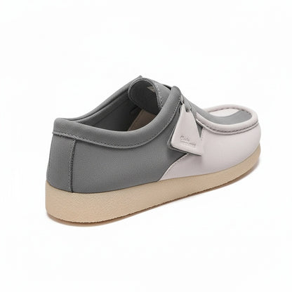 Wallabee Loafers - Pebble Gray - Fabric Detail