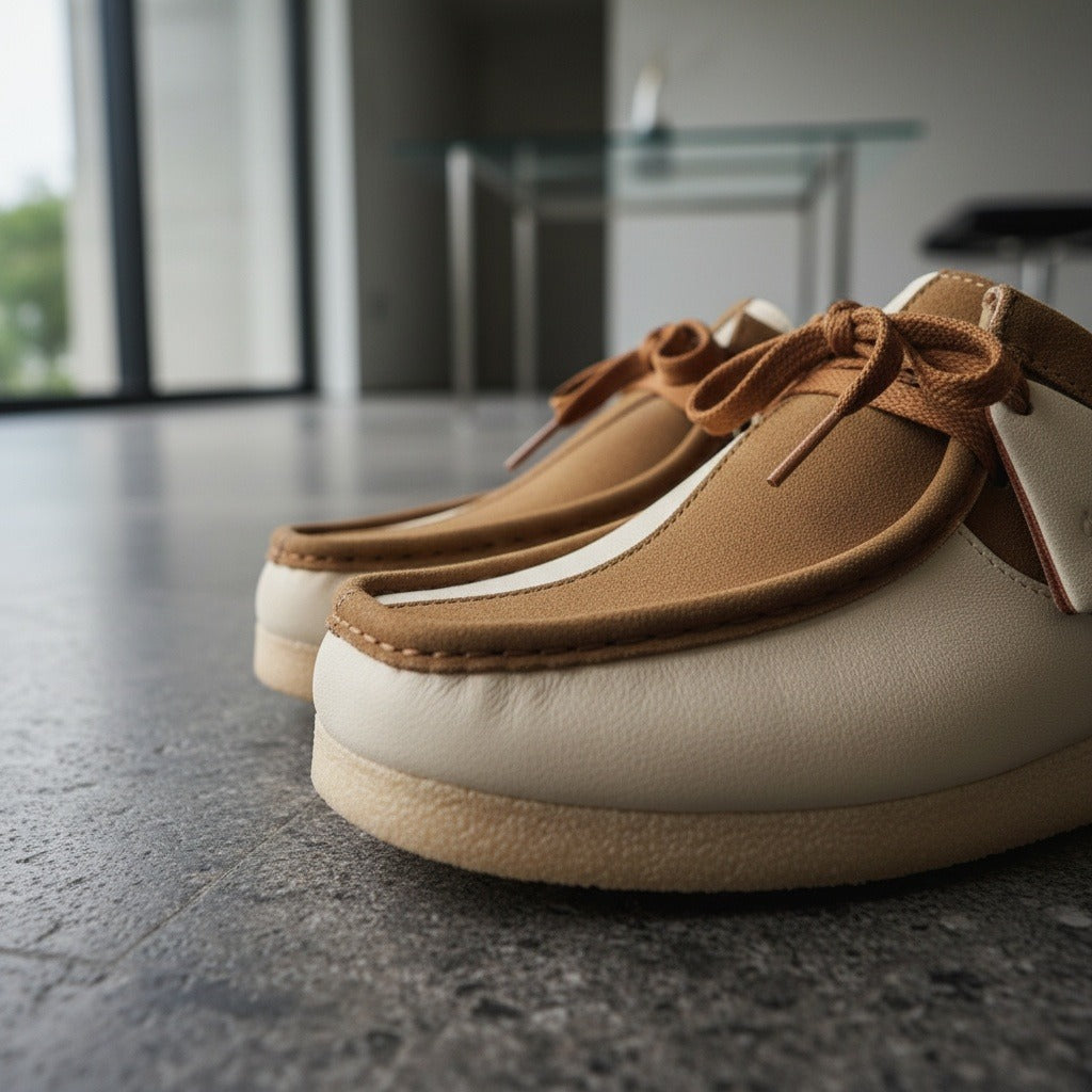 Wallabee Loafers - Desert Sand - Back View