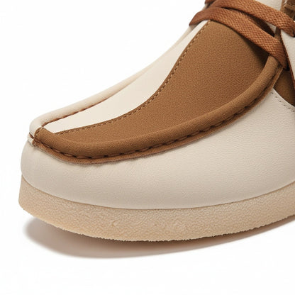 Wallabee Loafers - Desert Sand - Texture Close Up