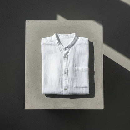 White Linen Shirt - White - Lifestyle Inspiration