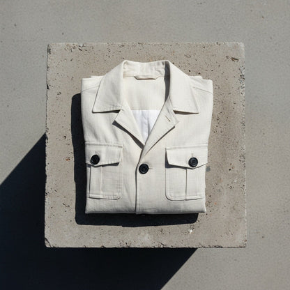 White Safari Jacket Men's - White - Lifestyle Inspiration
