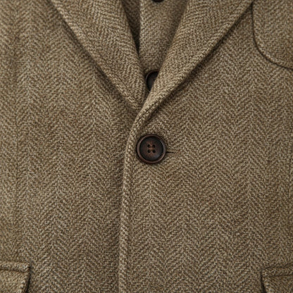 Wool Three Piece Suit - Tweed - Texture Close Up