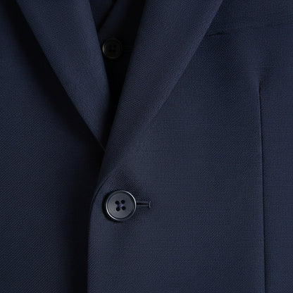 Wrinkle Free Suit - Midnight Blue - Texture Close Up